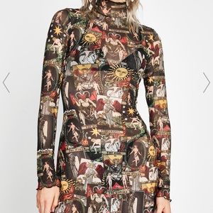 Horoscopez Divine Insight Mesh Dress